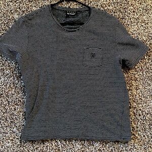 The Kooples stripes t shirt size large